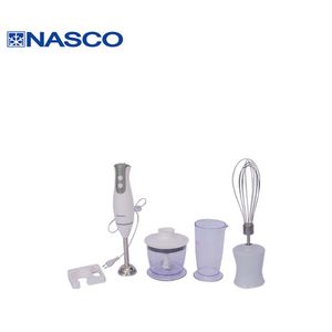 Nasco Mixeur Plongeant Multifonctions - HB1902- 700 ML - 300 W - Blanc - Garantie 03 Mois